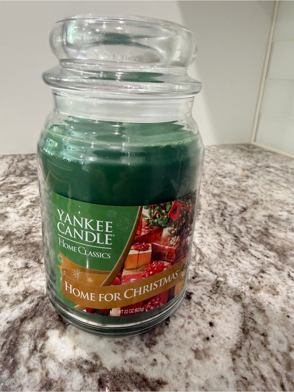 Yankee Candle Home Classics "Home for Christmas" Jar Candle - Green